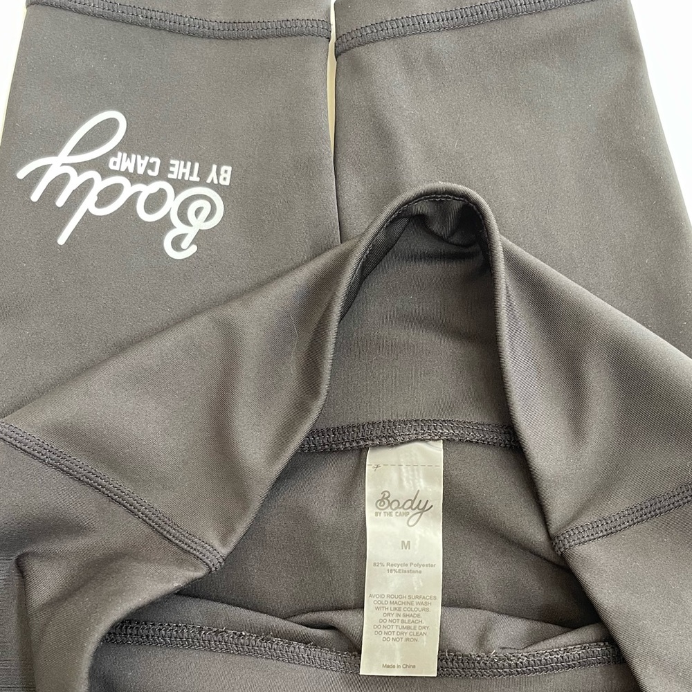 Black “Body by the Camp” activewear leggings - Picture 5 of 5